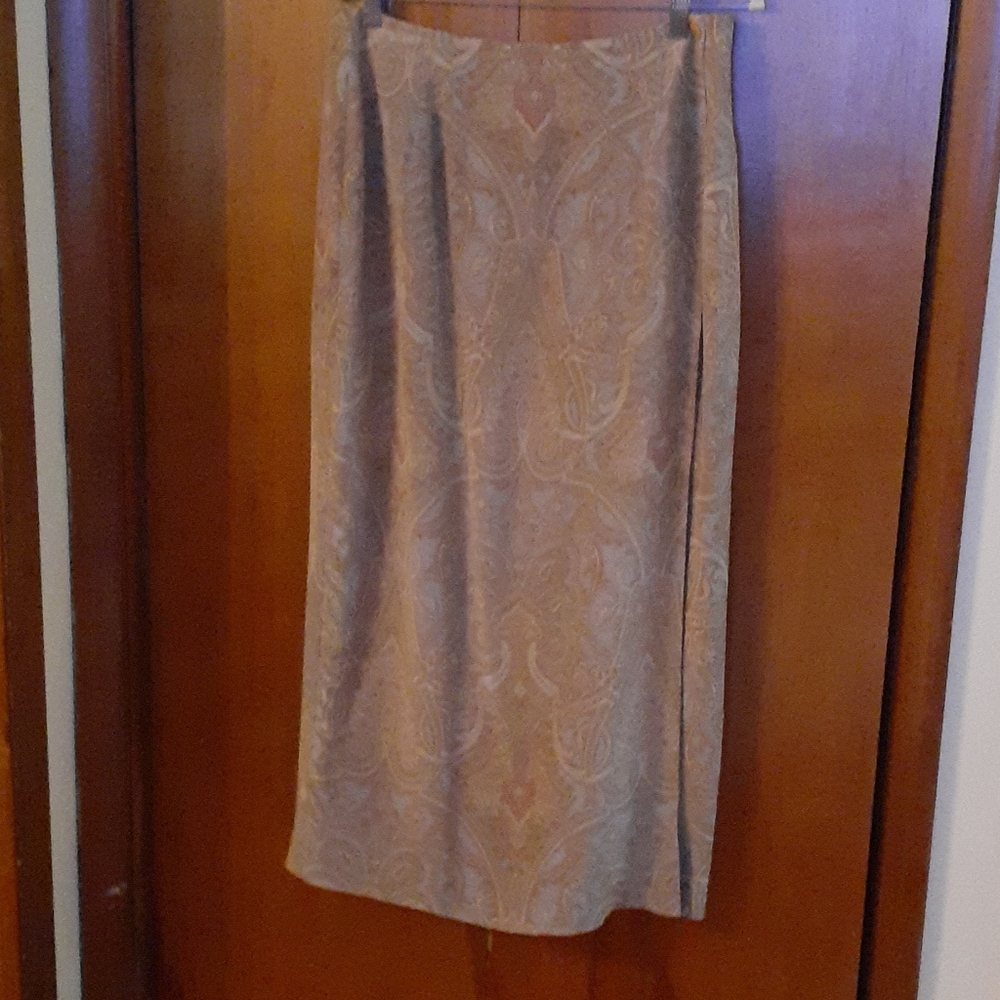 Chelsea Campbell Paisley Silk Wrap Dress Size 14